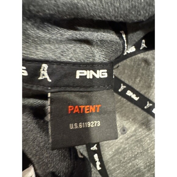 Adult Ping Flex Fit Tech 110 PGA Tour SnapBack Hat Cap Gray Adjustable - Picture 5 of 6